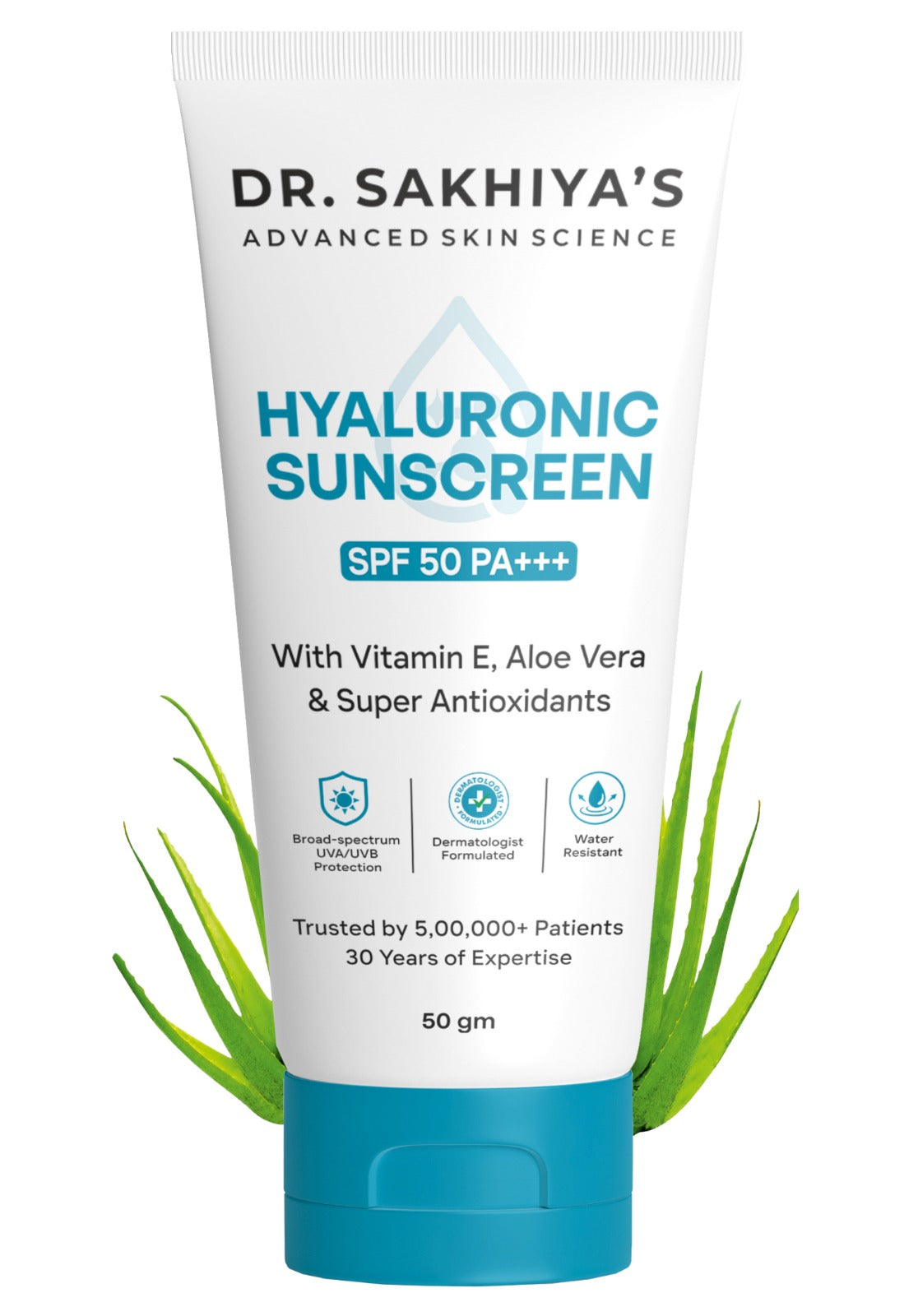 Dr. Sakhiya’s Hyaluronic Sunscreen SPF 50 PA+++