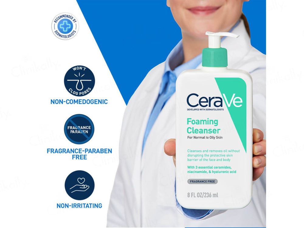 CeraVe Foaming Cleanser for Normal to Oily Skin