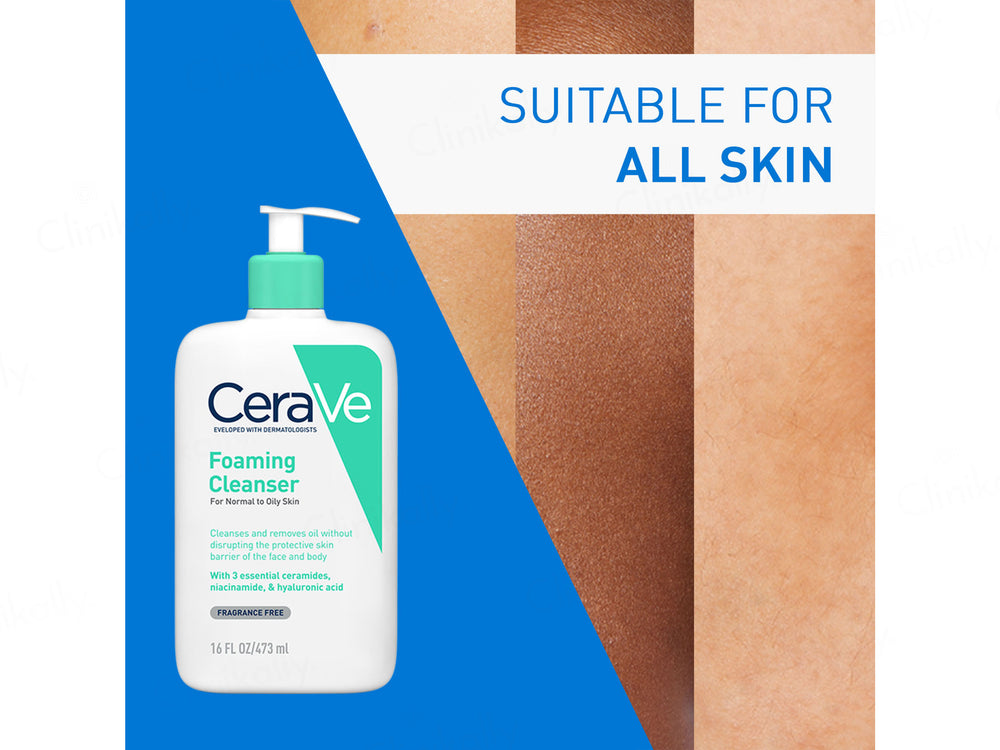 CeraVe Foaming Cleanser for Normal to Oily Skin