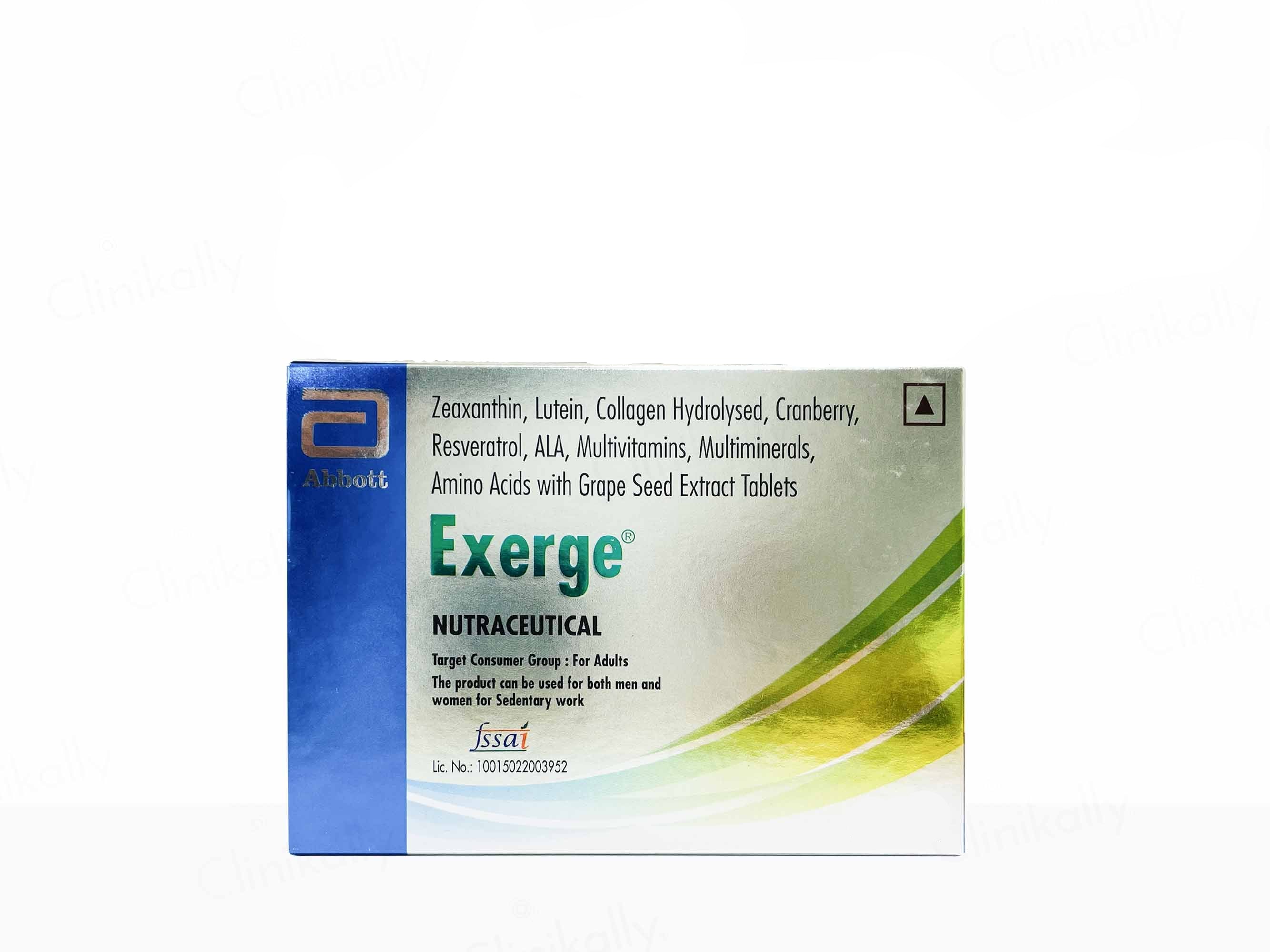 Exerge Nutraceutical Tablet-clinikally