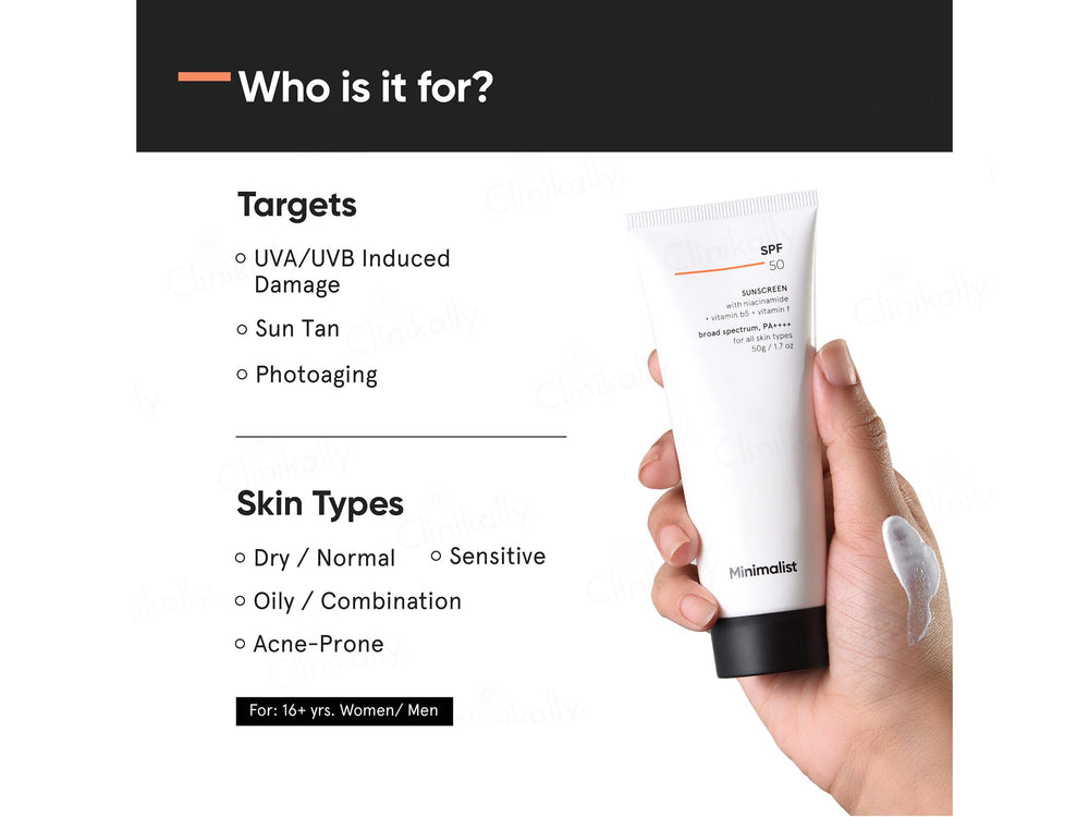 Minimalist Broad Spectrum Sunscreen SPF 50 PA++++