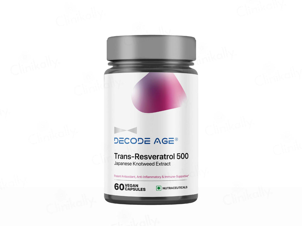 Decode Age Trans-Resveratrol 500 Vegan Capsule