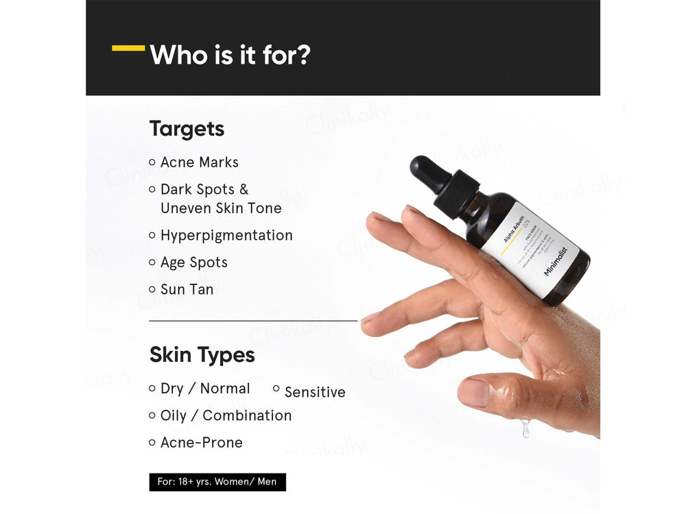 Minimalist 2% Alpha Arbutin Face Serum