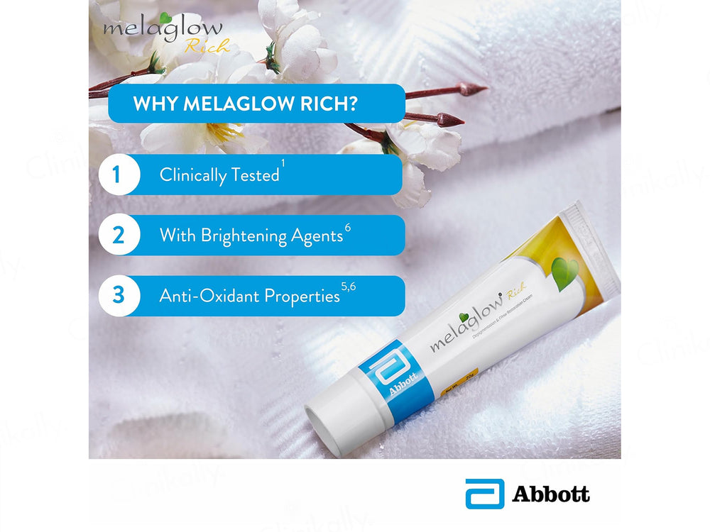Melaglow Rich Depigmentation & Glow Restoration Cream