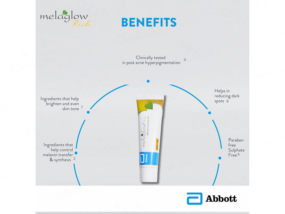Melaglow Rich Depigmentation & Glow Restoration Cream