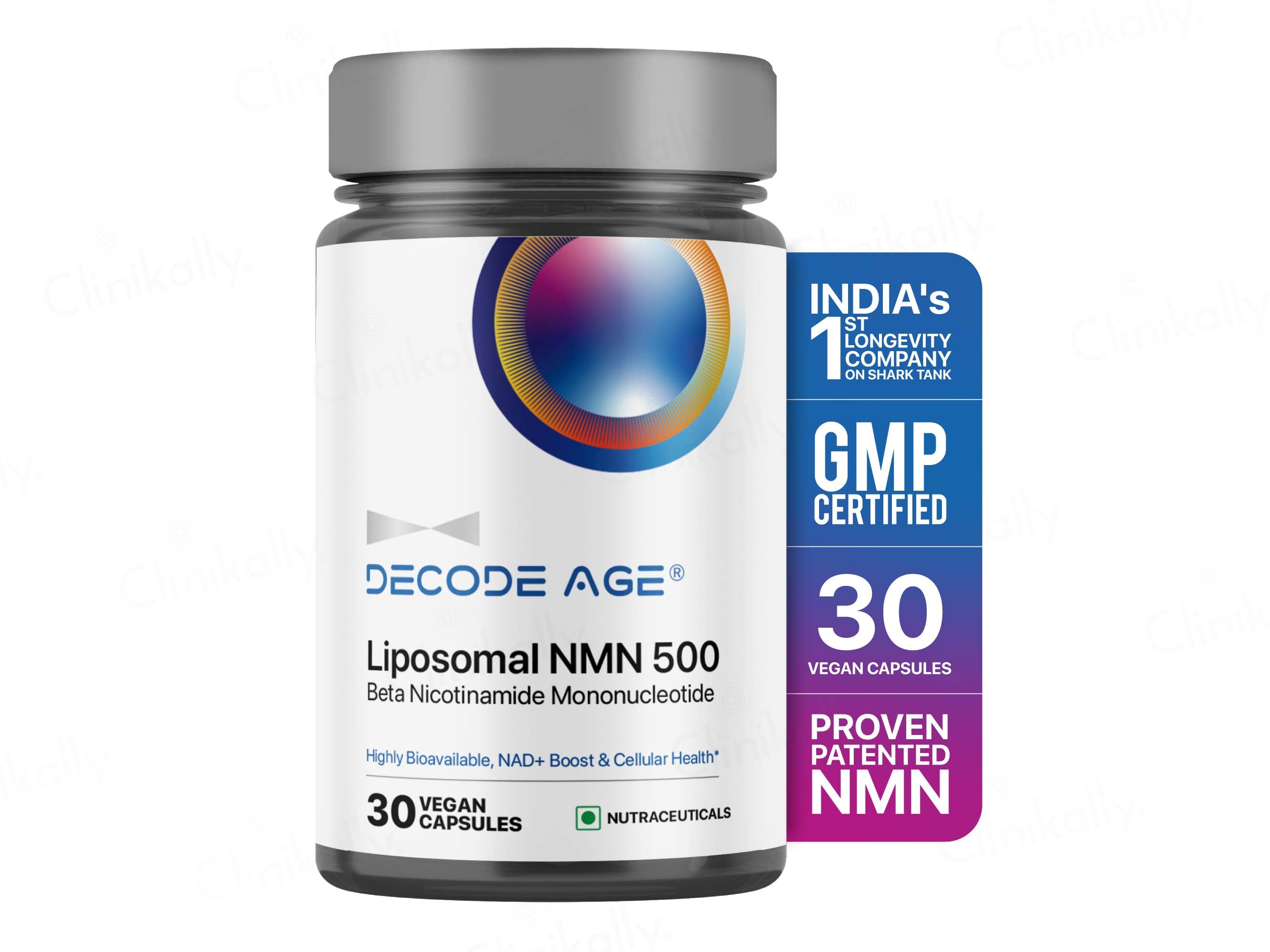 Decode Age Liposomal NMN 500 Vegan Capsule