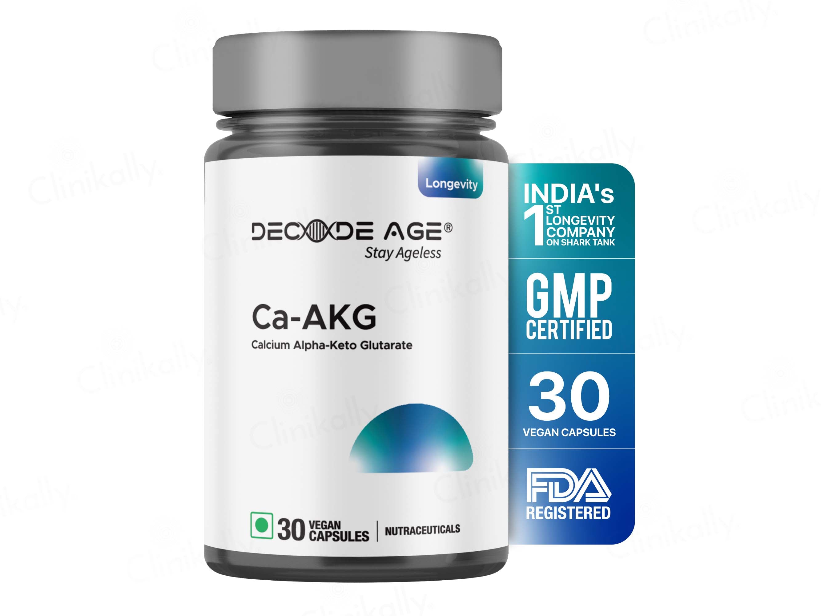 Decode Age Ca-AKG Vegan Capsule