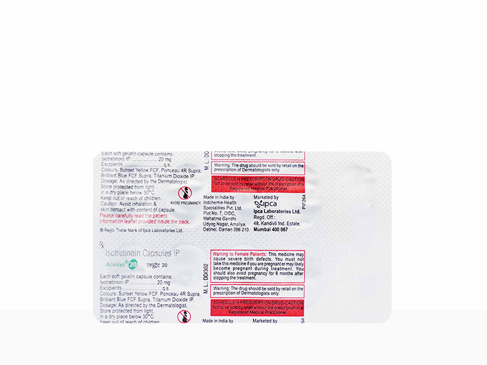 Acutret 20 Capsule - Clinikally