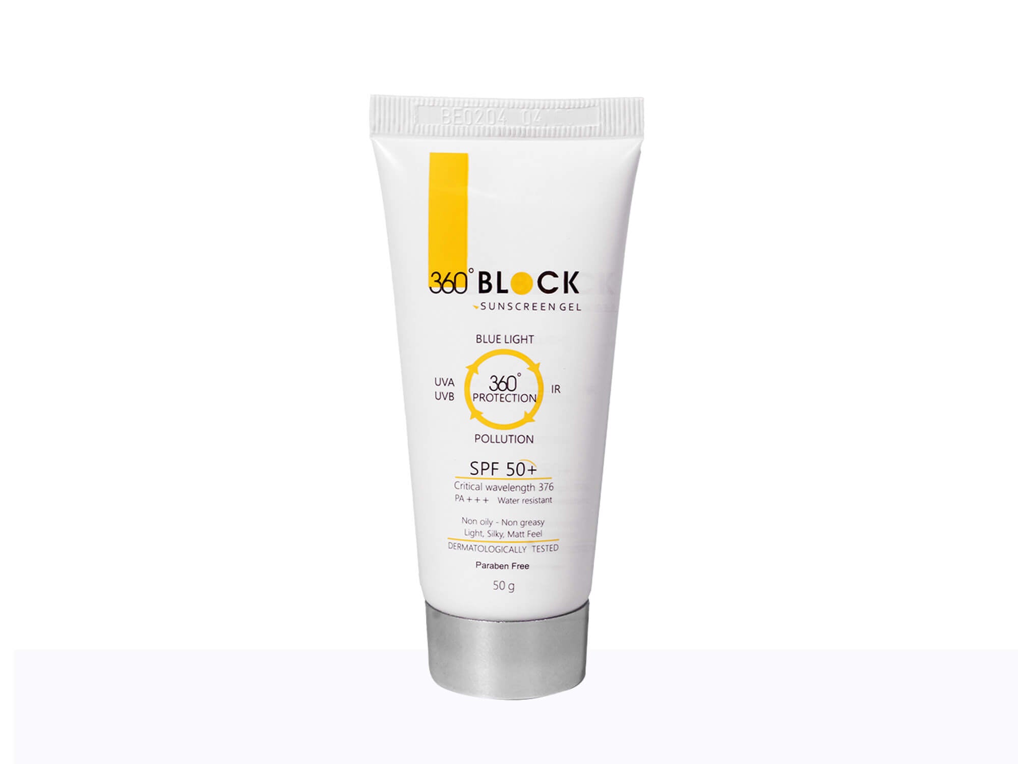 360 Block Sunscreen Gel SPF 50+ - Clinikally