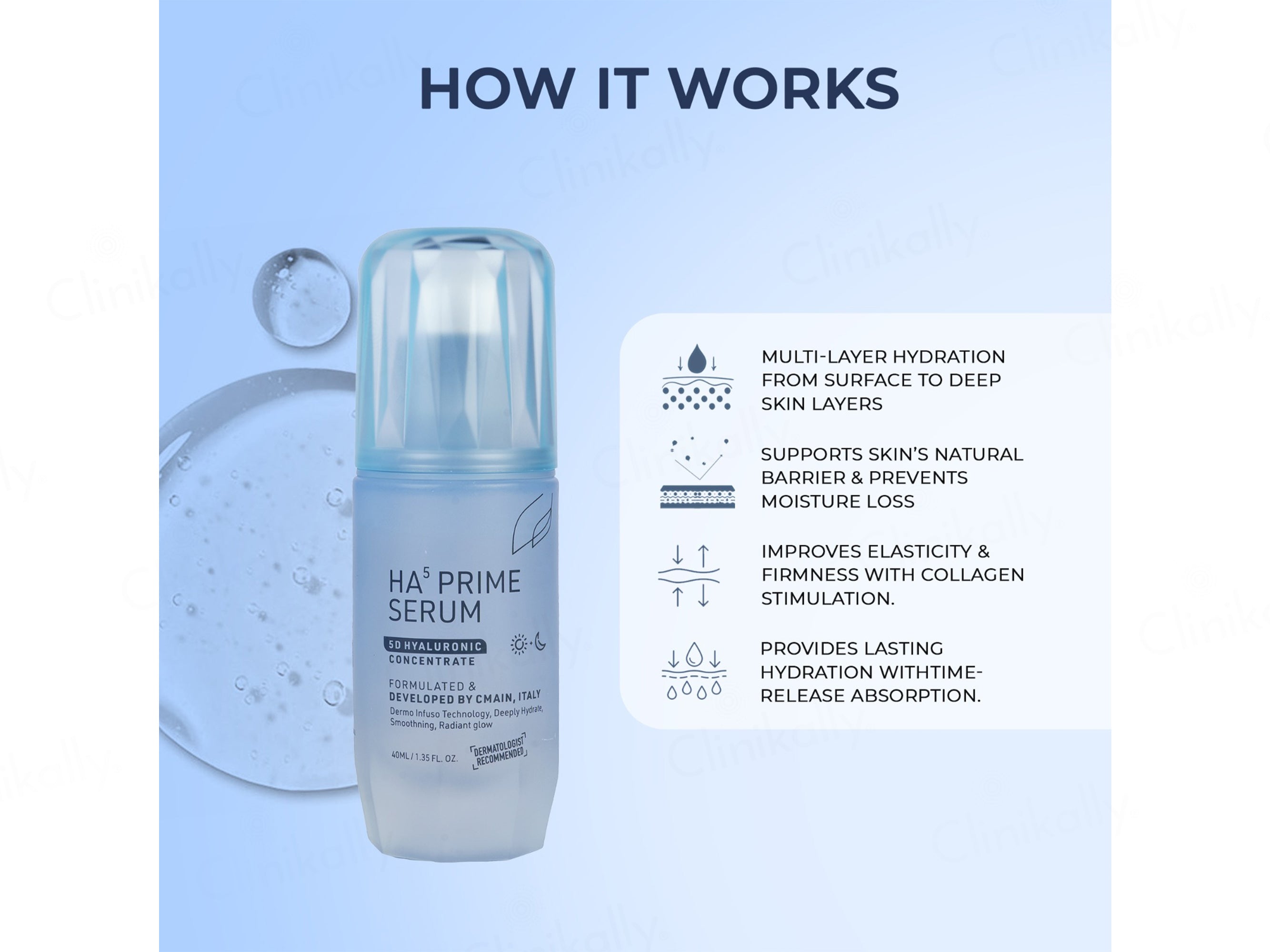 Yuderma HA Prime 5D Hyaluronic Concentrate Serum