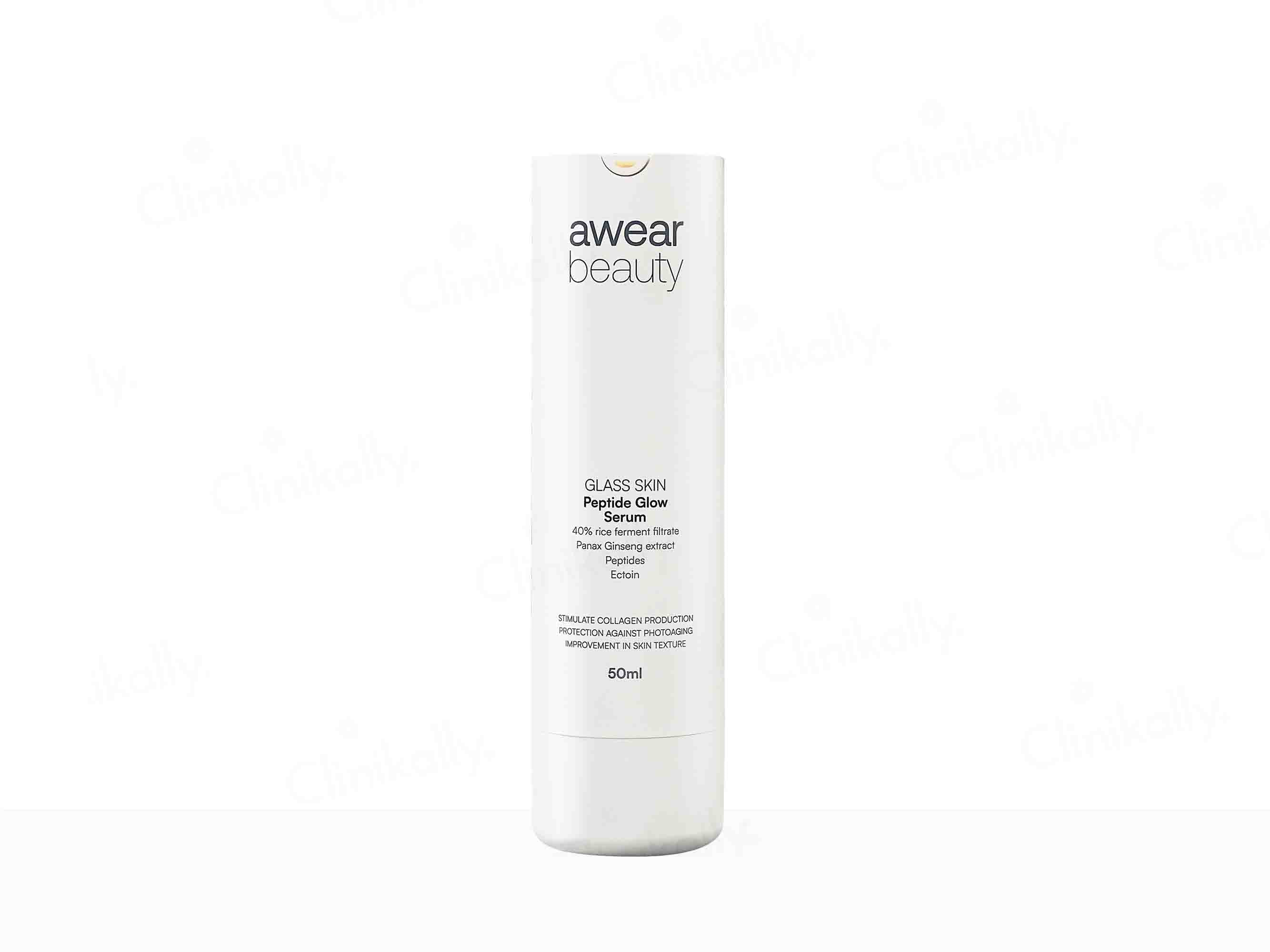 Awear Beauty Glass Skin Peptide Glow Serum