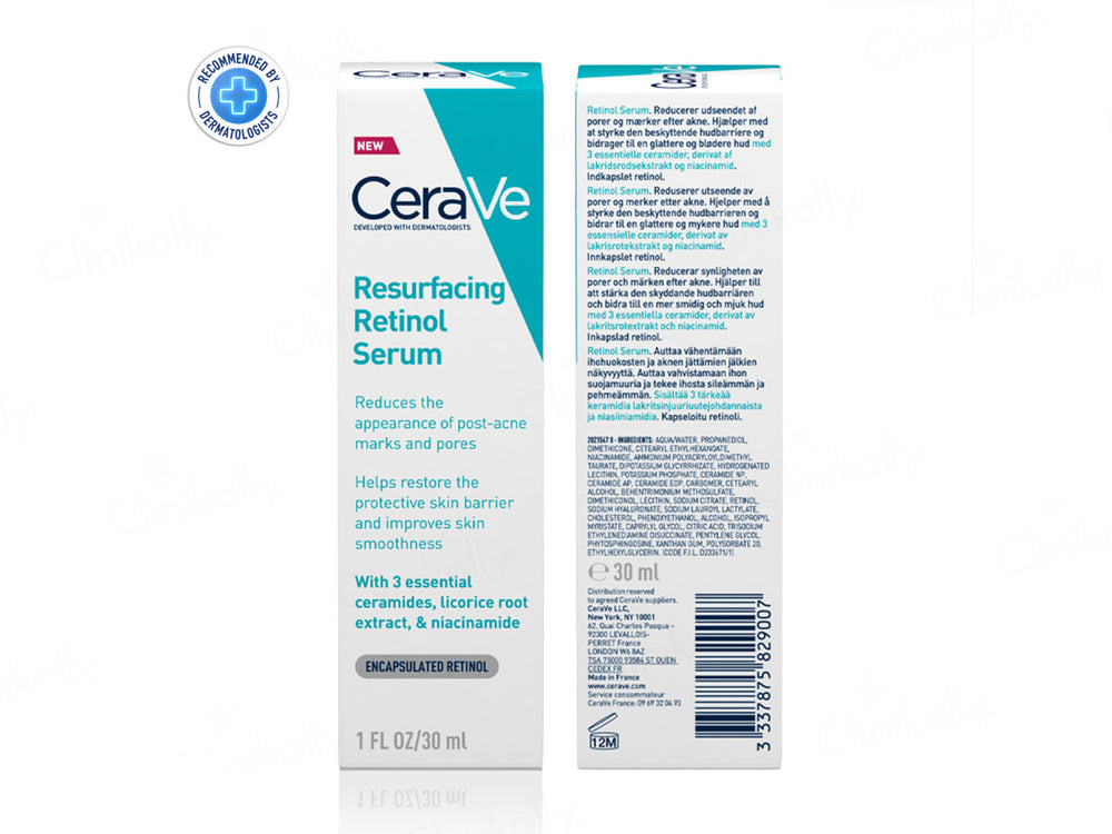 CeraVe Resurfacing Retinol Face Serum