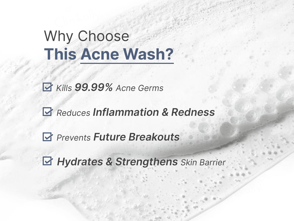 Wild Oak 5% Benzoyl Peroxide Acne Wash For Face & Body