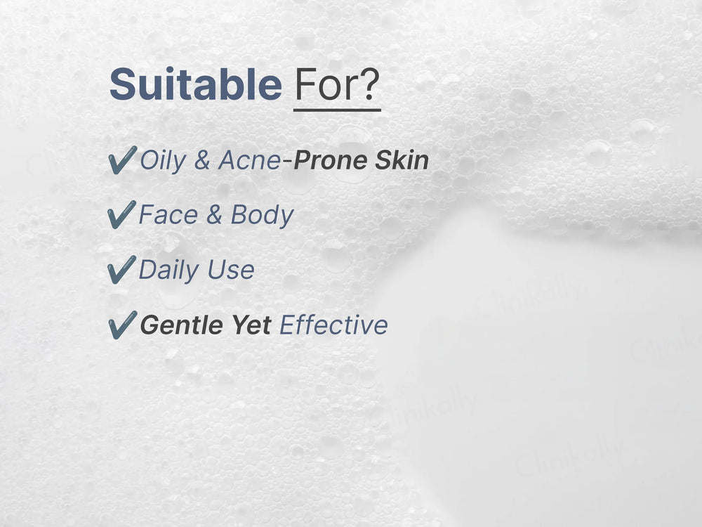 Wild Oak 5% Benzoyl Peroxide Acne Wash For Face & Body