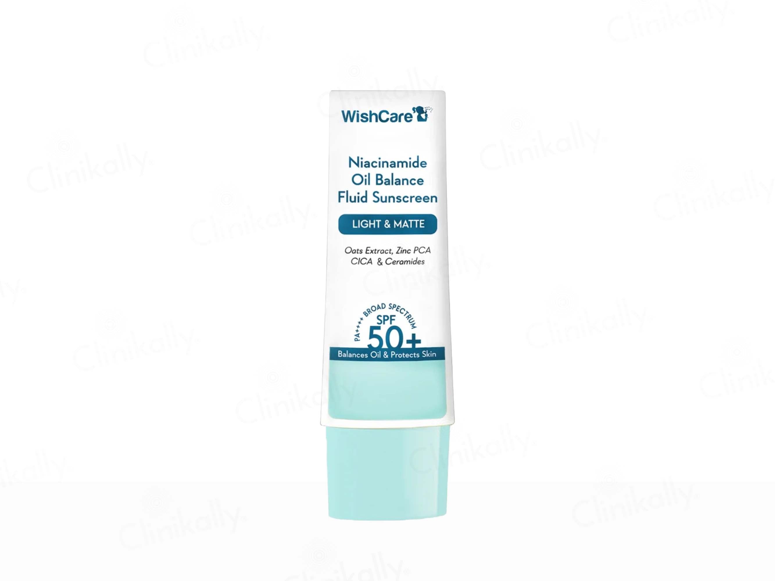 WishCare Niacinamide Oil Balance Light & Matte Fluid Sunscreen SPF 50+ PA++++