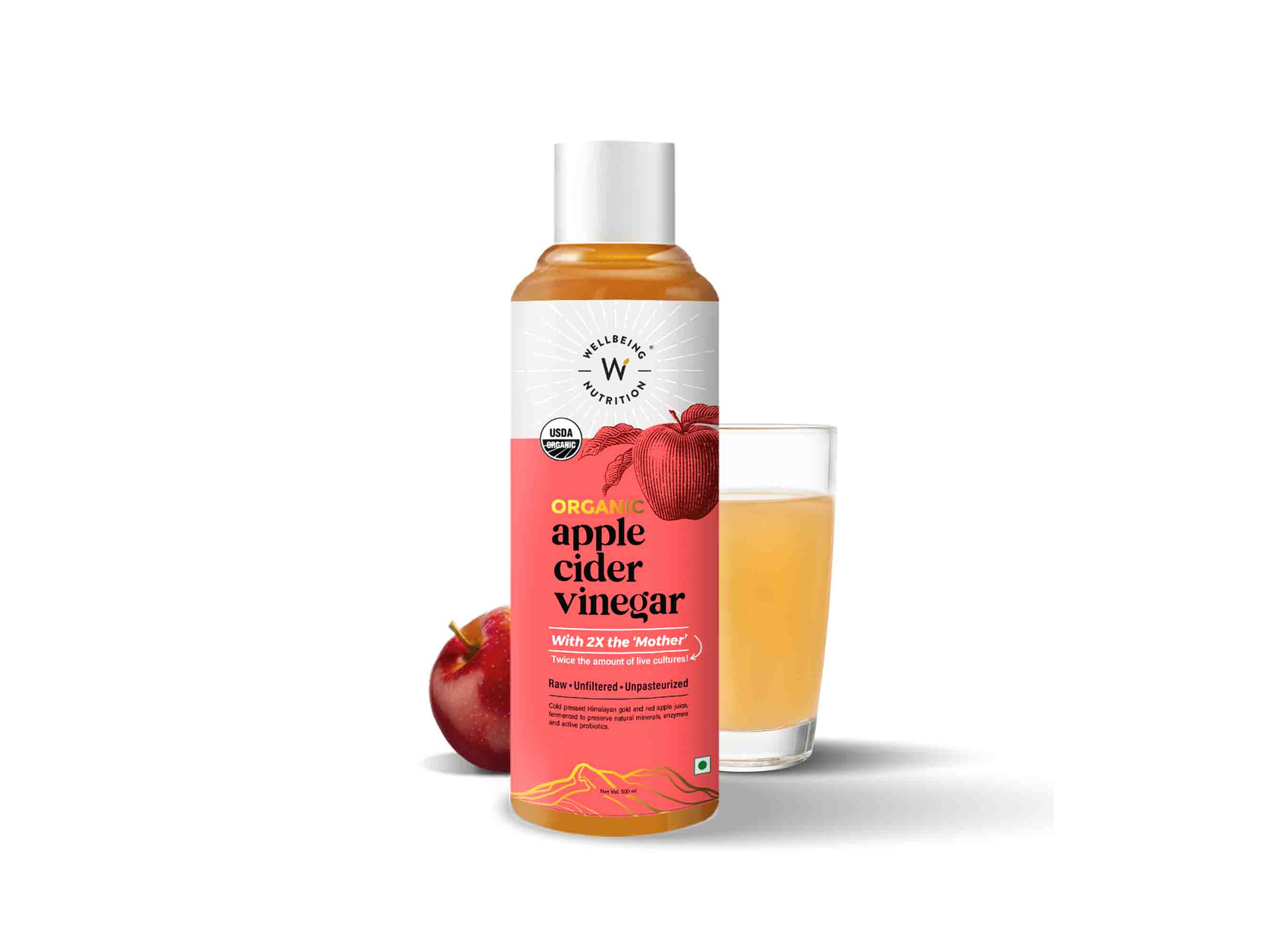 Wellbeing Nutrition Organic Apple Cider Vinegar-Clinikally