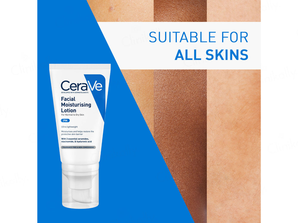 CeraVe PM Facial Moisturising Lotion for Normal to Dry Skin