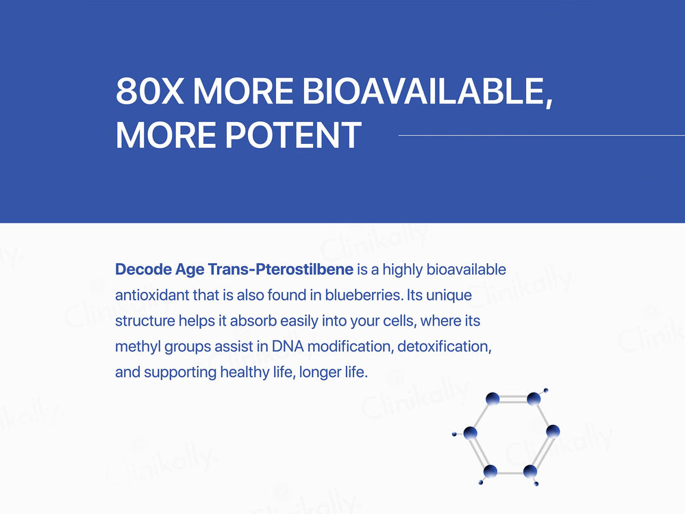 Decode Age Trans Pterostilbene Vegan Capsule