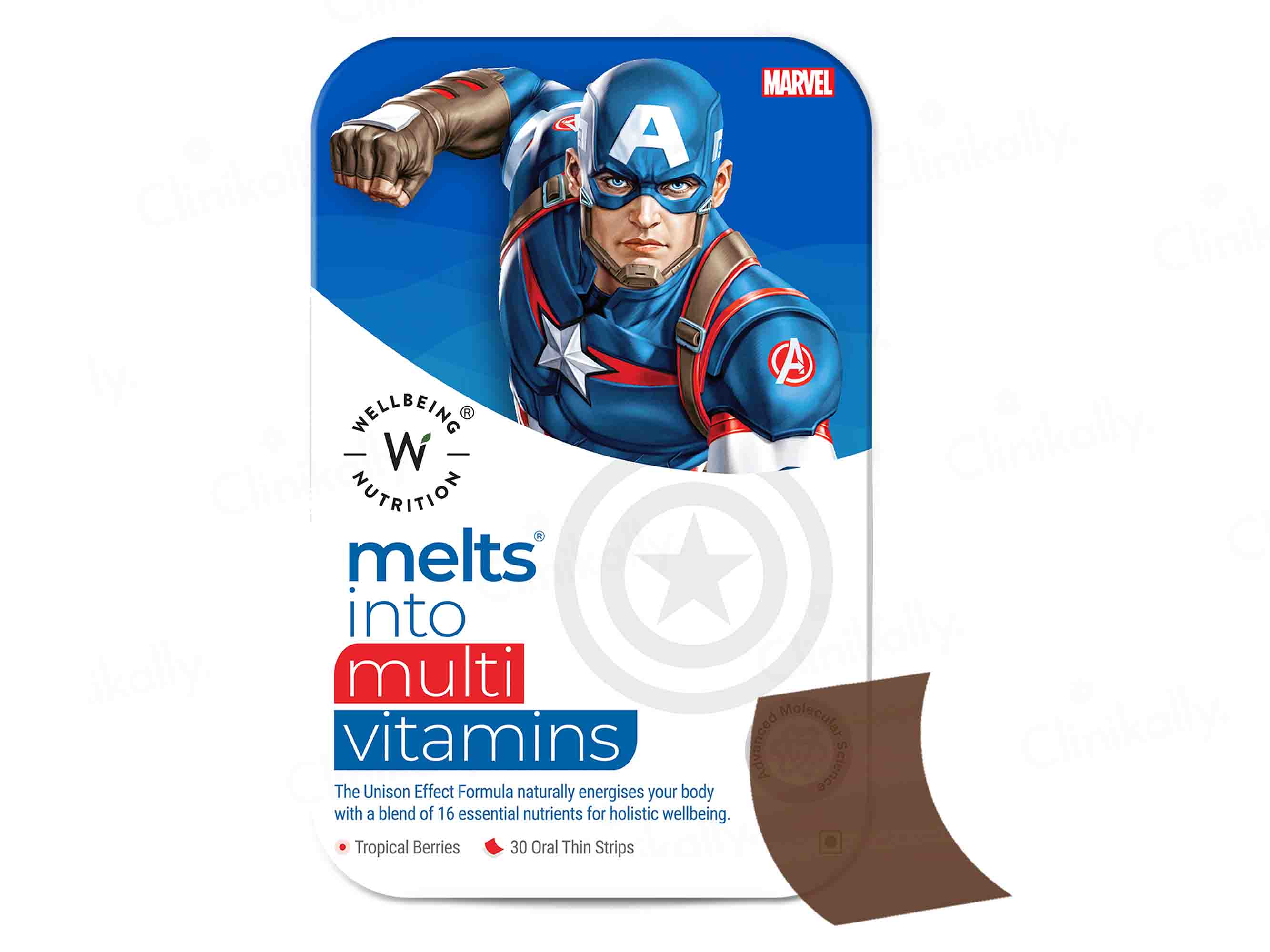 Wellbeing Nutrition Melts Into Multivitamins Oral Strip-Clinikalyy