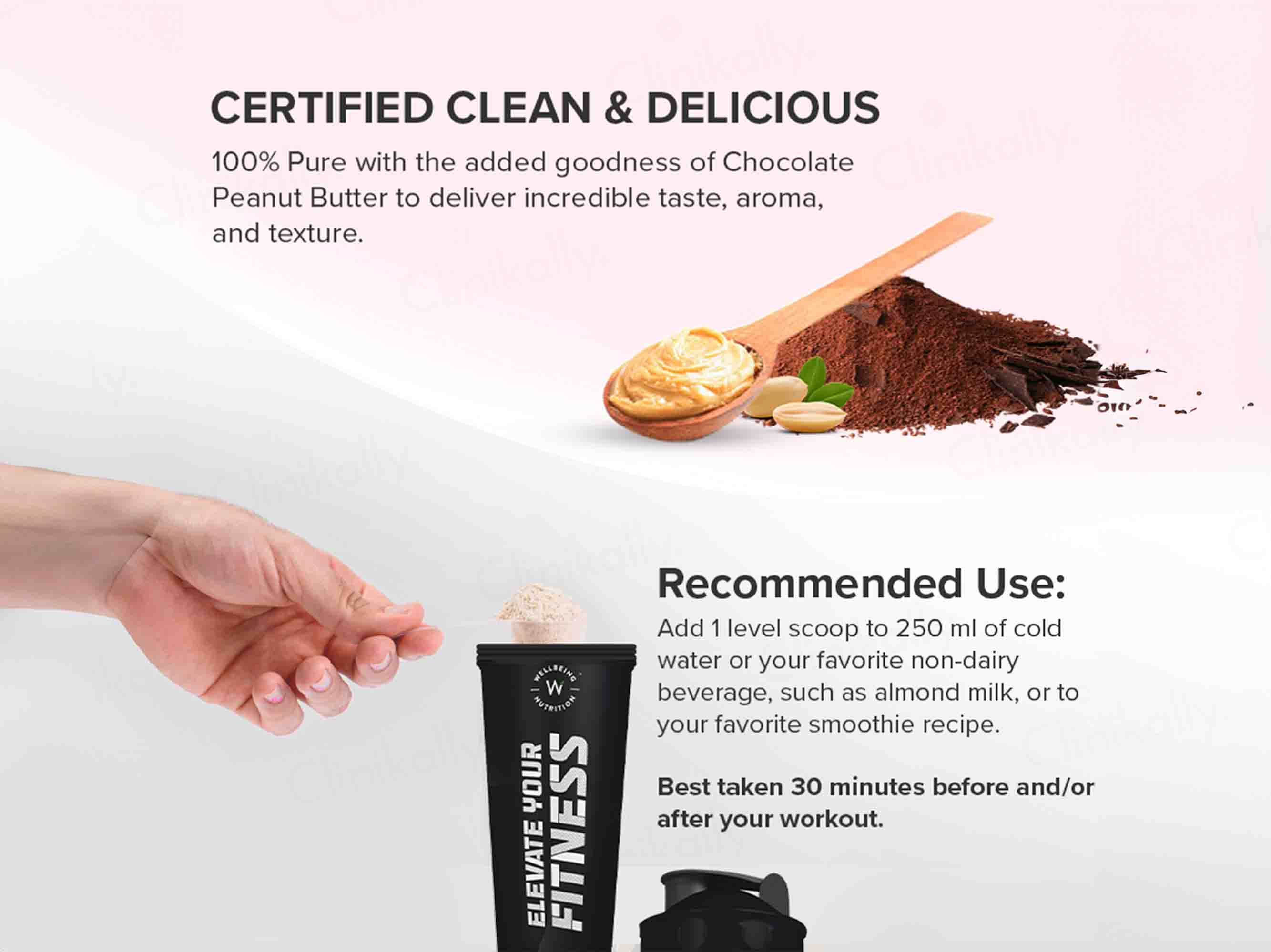 Wellbeing Nutrition Her Superfood Plant Protein Powder For Women - Chocolate Peanut Butter Flavour-Clinikallly