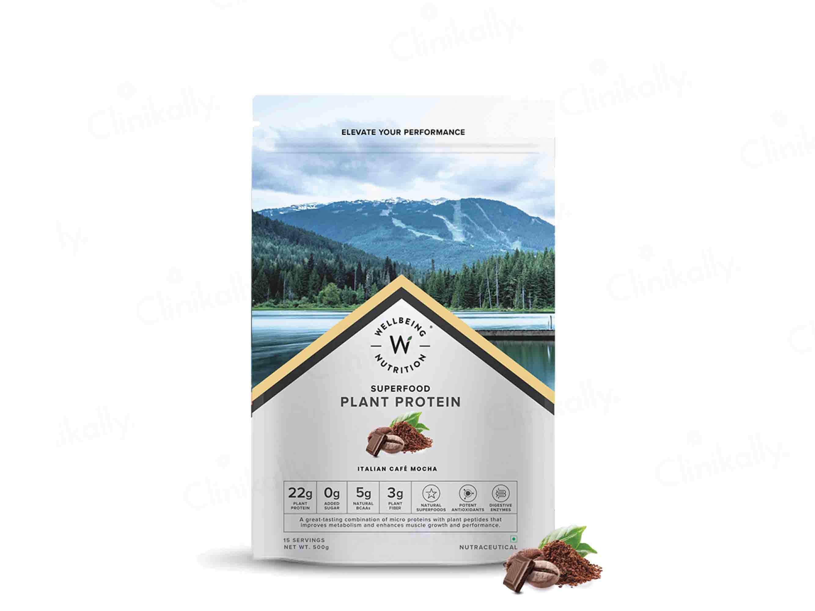 Wellbeing Nutrition Superfood Plant Protein Powder-Clinikally