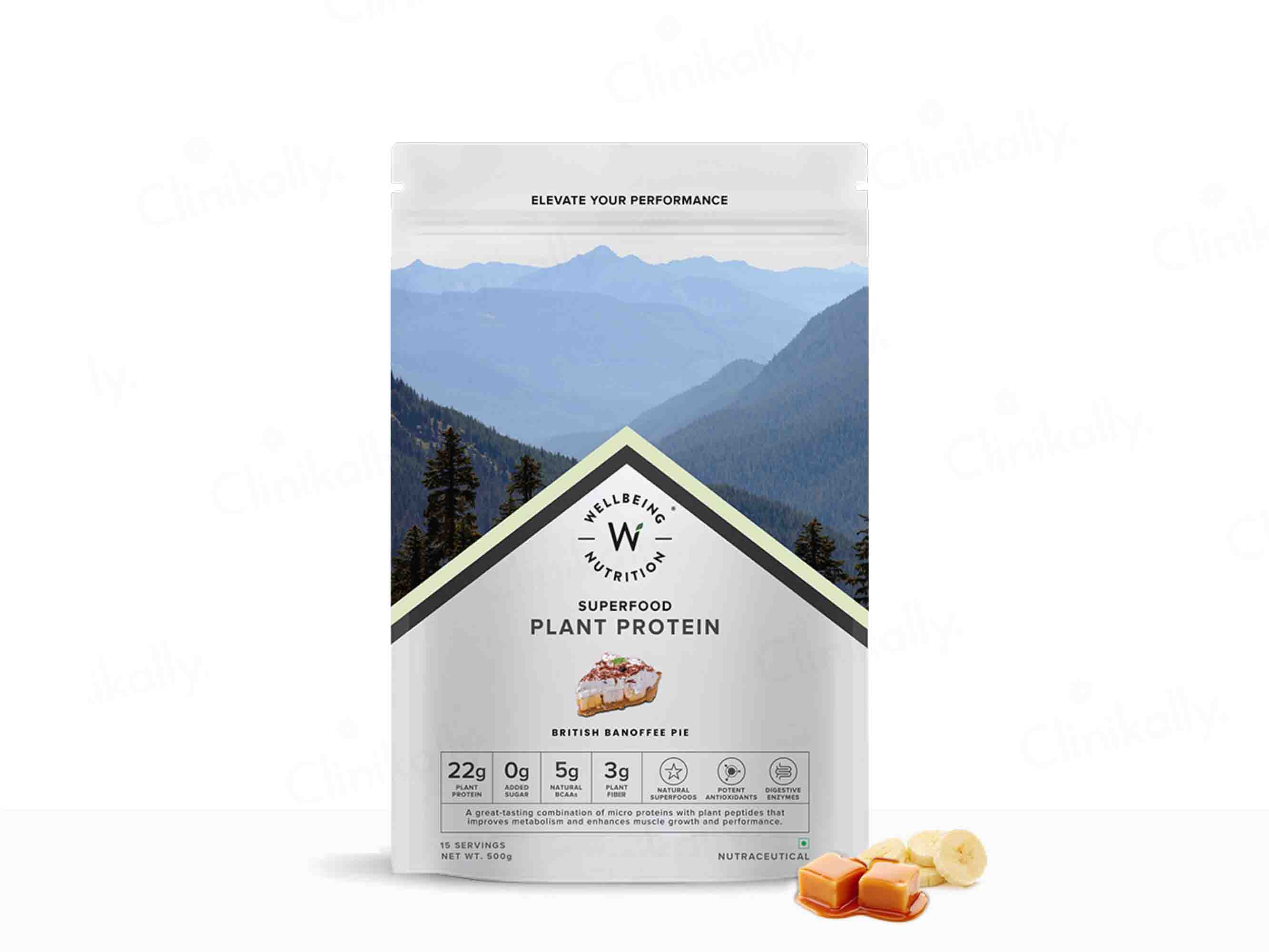 Wellbeing Nutrition Superfood Plant Protein Powder-Clinikally