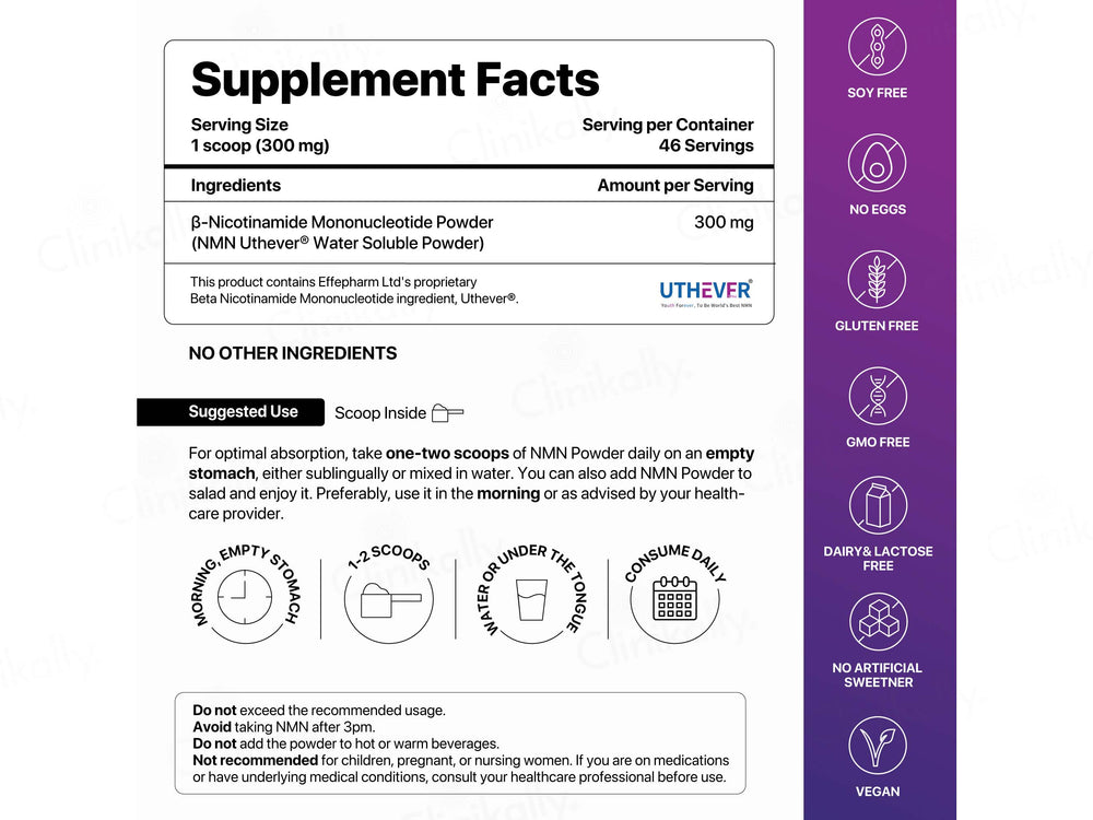 Decode Age Pure NMN Fast Dissolving Powder