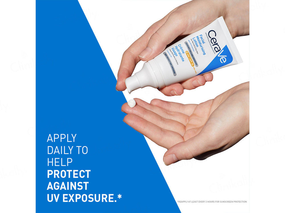 CeraVe AM Facial Moisturising Lotion For Normal to Dry Skin SPF 50