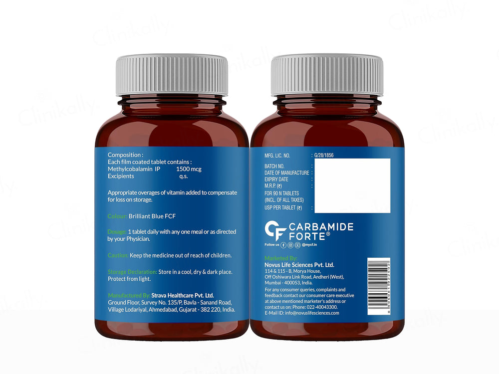 Carbamide Forte Methylcobalamin 500mcg Tablet