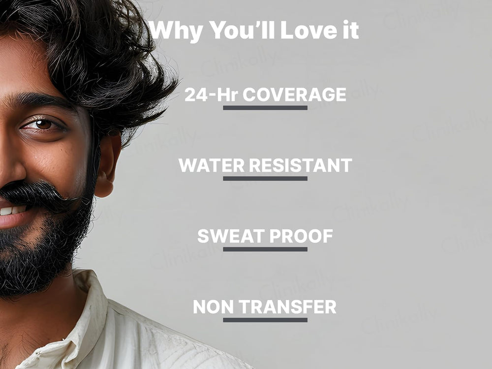 ALL MAN 24 Hours Instant Grey Cover - Black Colour