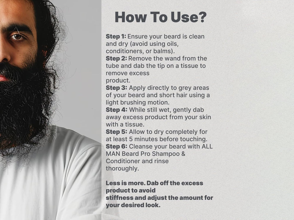 ALL MAN 24 Hours Instant Grey Cover - Black Colour