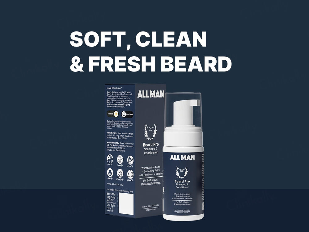 ALL MAN Beard Pro Shampoo & Conditioner