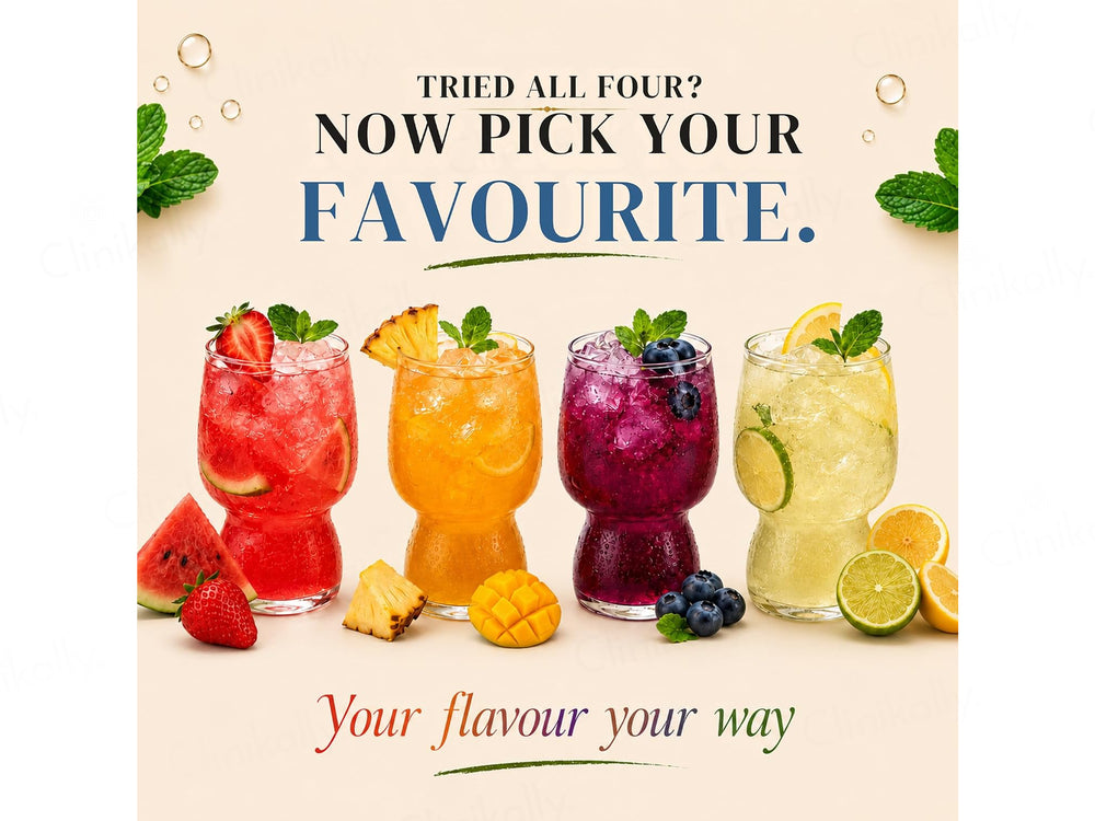 AQUON Daily Hydration Electrolyte Drink Mix Powder Trial Pack (4 Flavours)