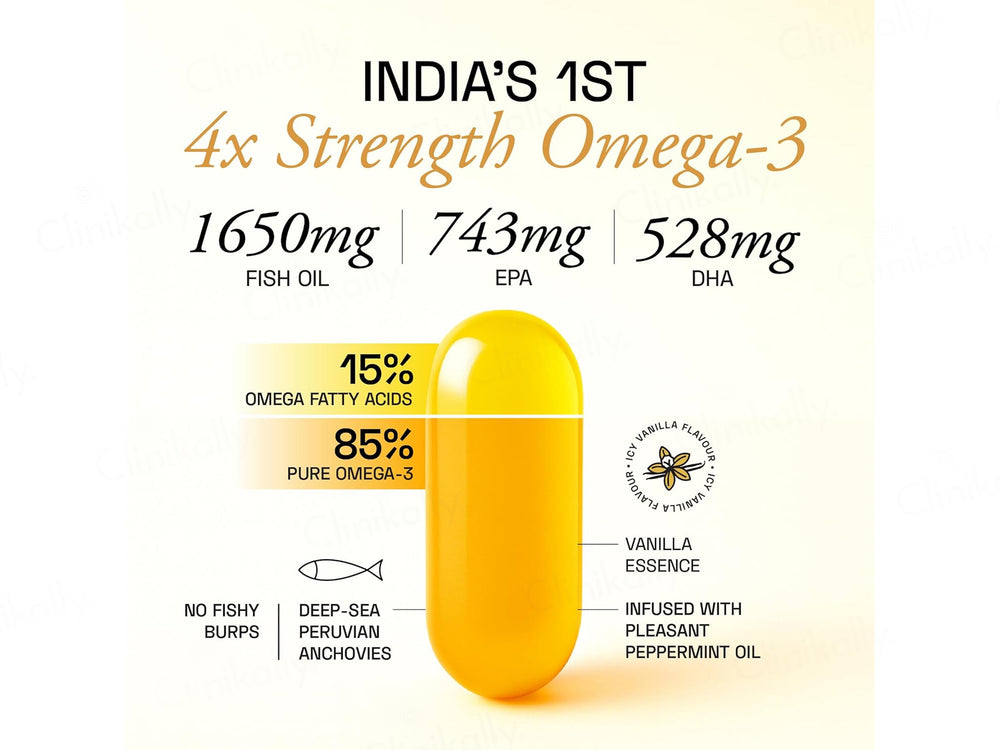 Ace Blend Outshine 4X Strength Omega-3 Nutraceutical Softgel Capsule