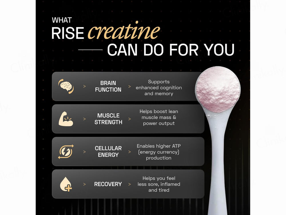 Ace Blend Rise Creatine Monohydrate Powder - Unflavoured