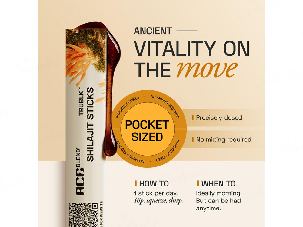 Ace Blend Trublk Pure Shilajit Resin Sticks