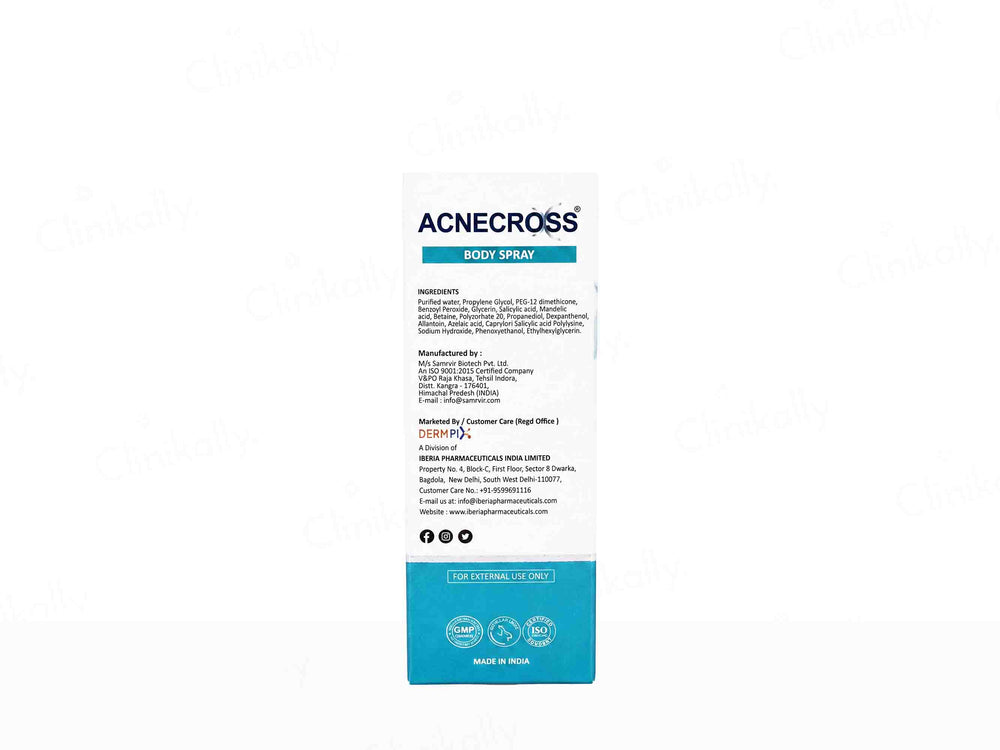 Acnecross Acne Control Body Spray