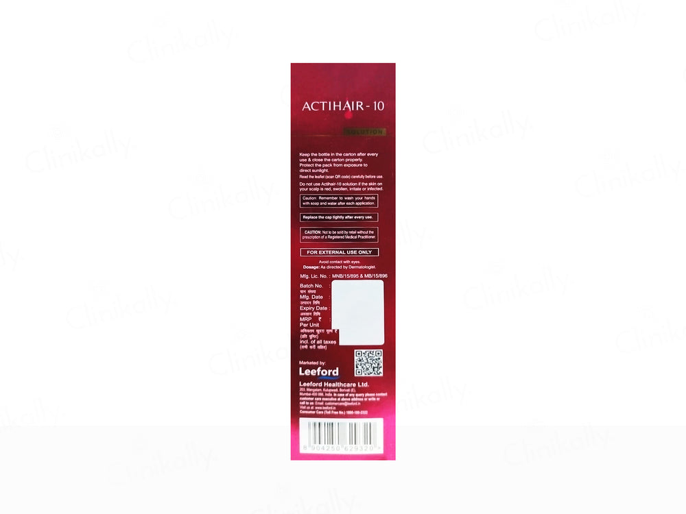 Actihair-10 Hair Regain Treatment Topical Solution