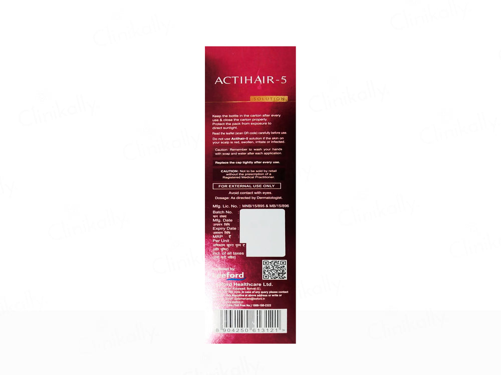 Actihair-5 Hair Regain Treatment Topical Solution