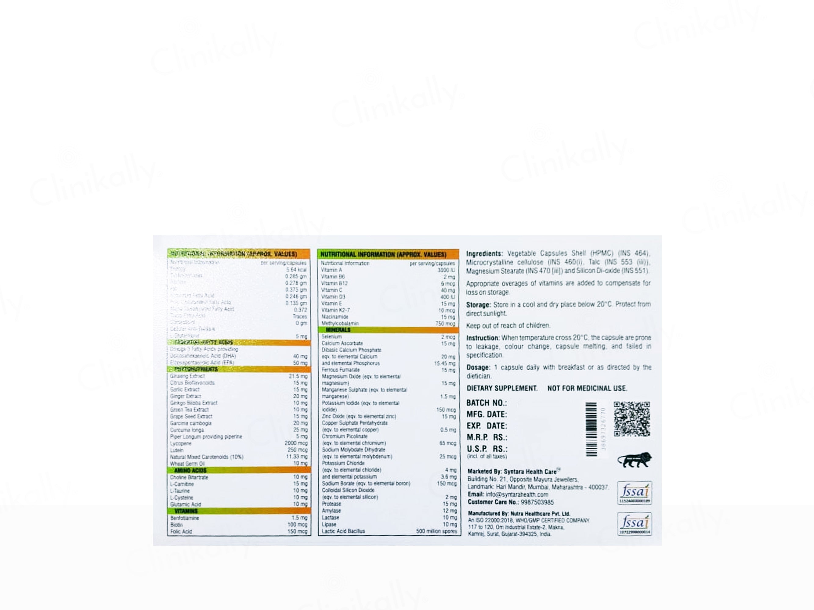 Active-G7 Multivitamin Capsule