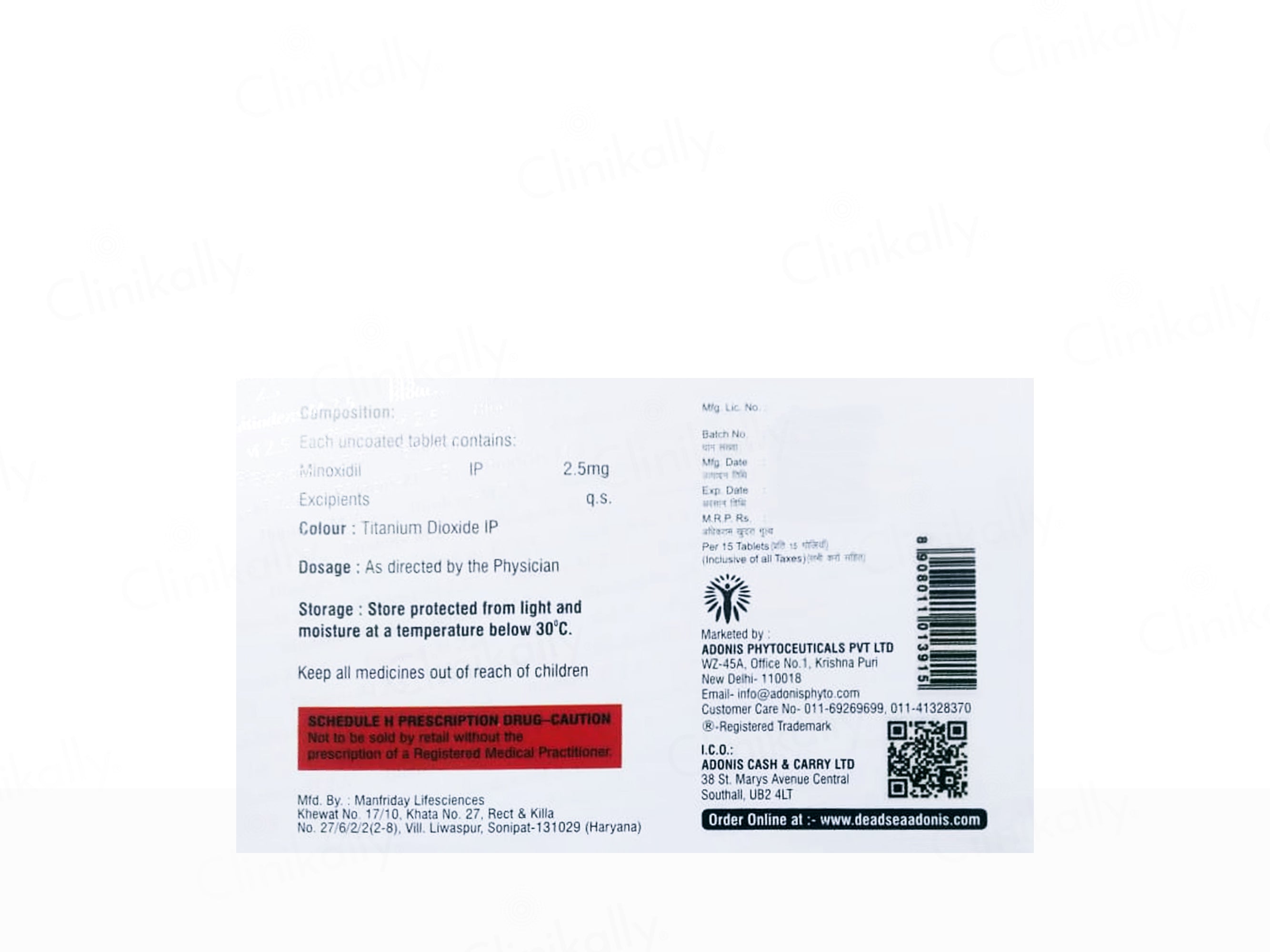 Adonis Biodens-M 2.5 Tablet