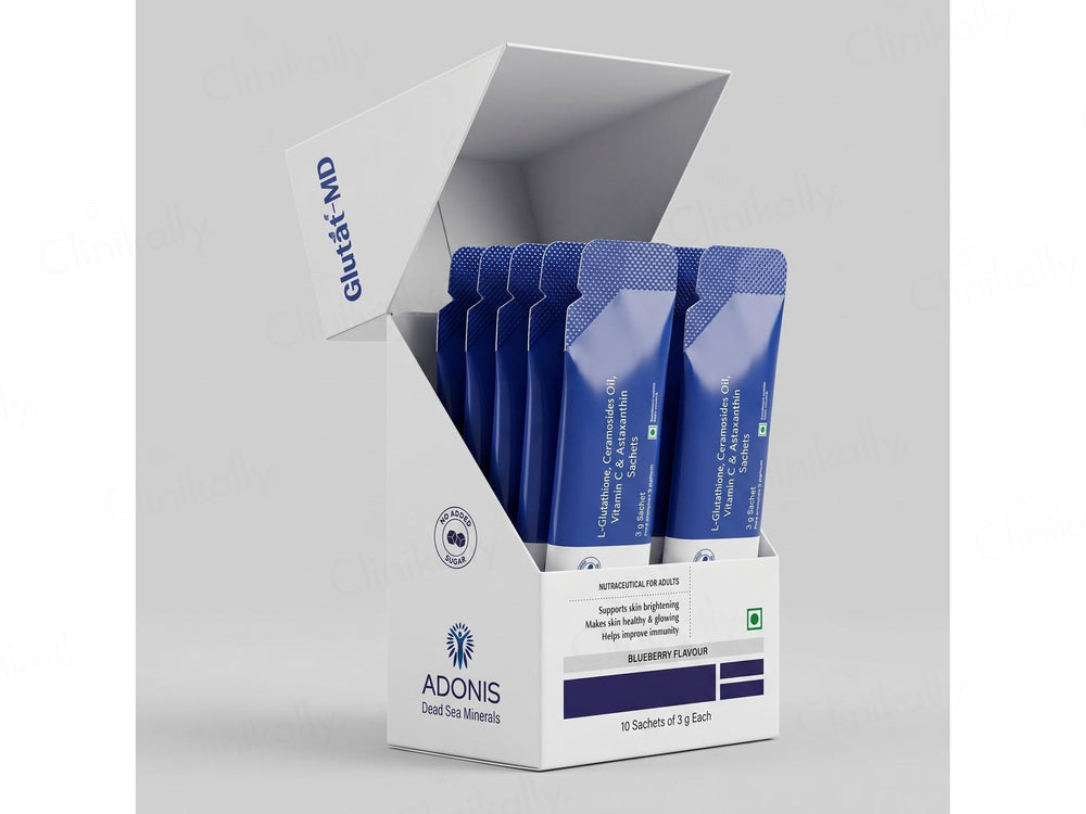 Adonis Glutat-MD Mouth Melt Sachet - Blueberry Flavour
