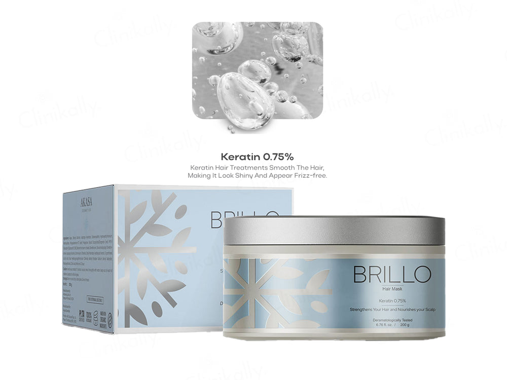 Akasa Cosmetics Brillo Keratin Scalp Nourishment Hair Mask