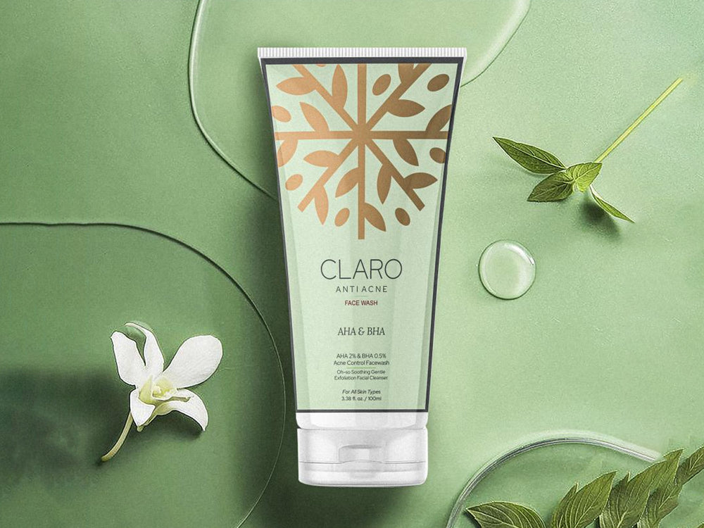 Akasa Cosmetics Claro AHA & BHA Anti Acne Face Wash
