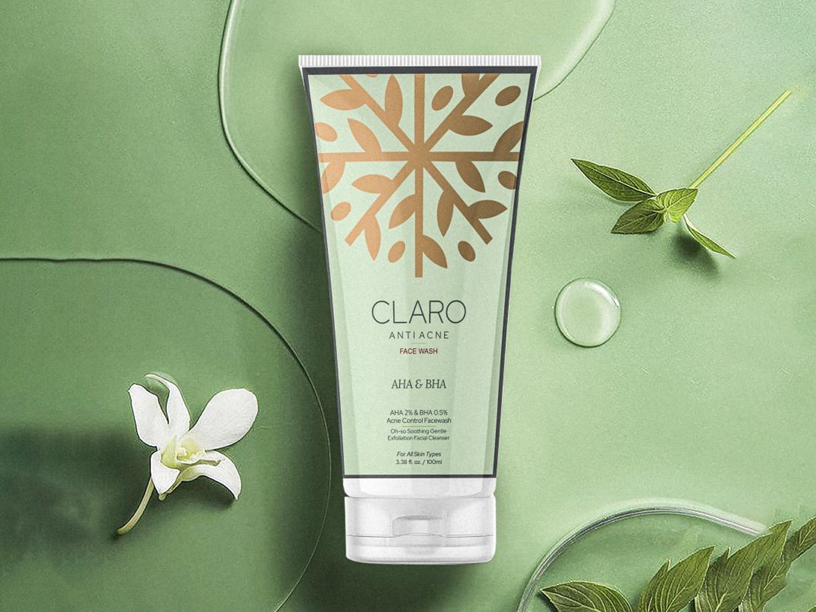 Akasa Cosmetics Claro AHA & BHA Anti Acne Face Wash