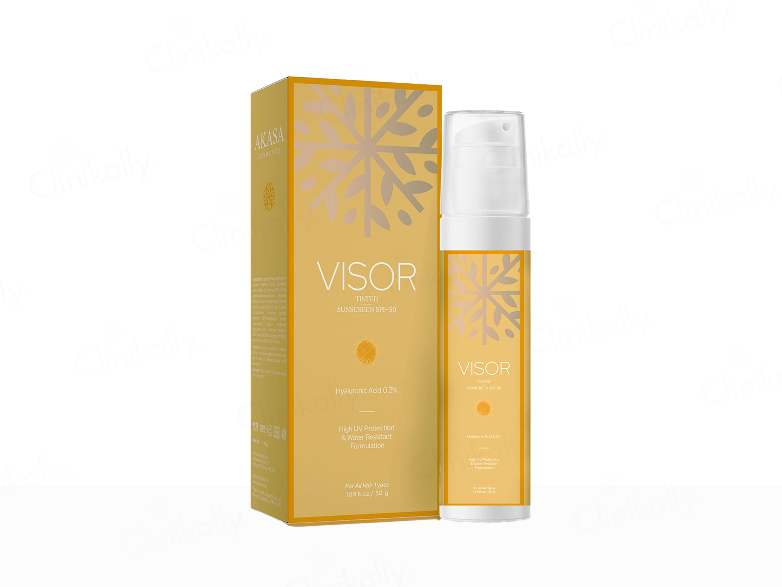 Akasa Cosmetics Visor Tinted Water-Resistant Sunscreen SPF 50