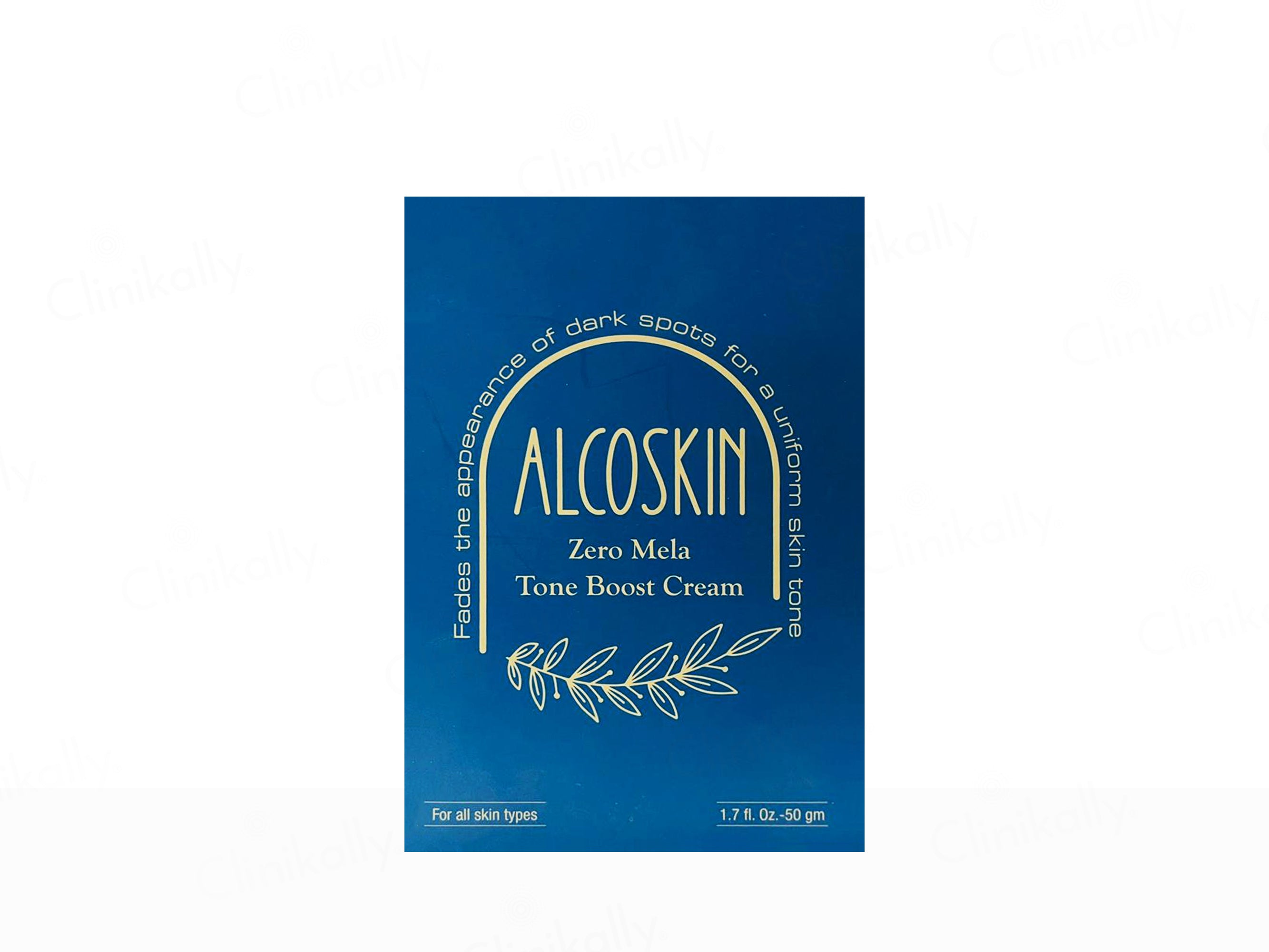 Alcoskin Zero Mela Tone Boost Cream
