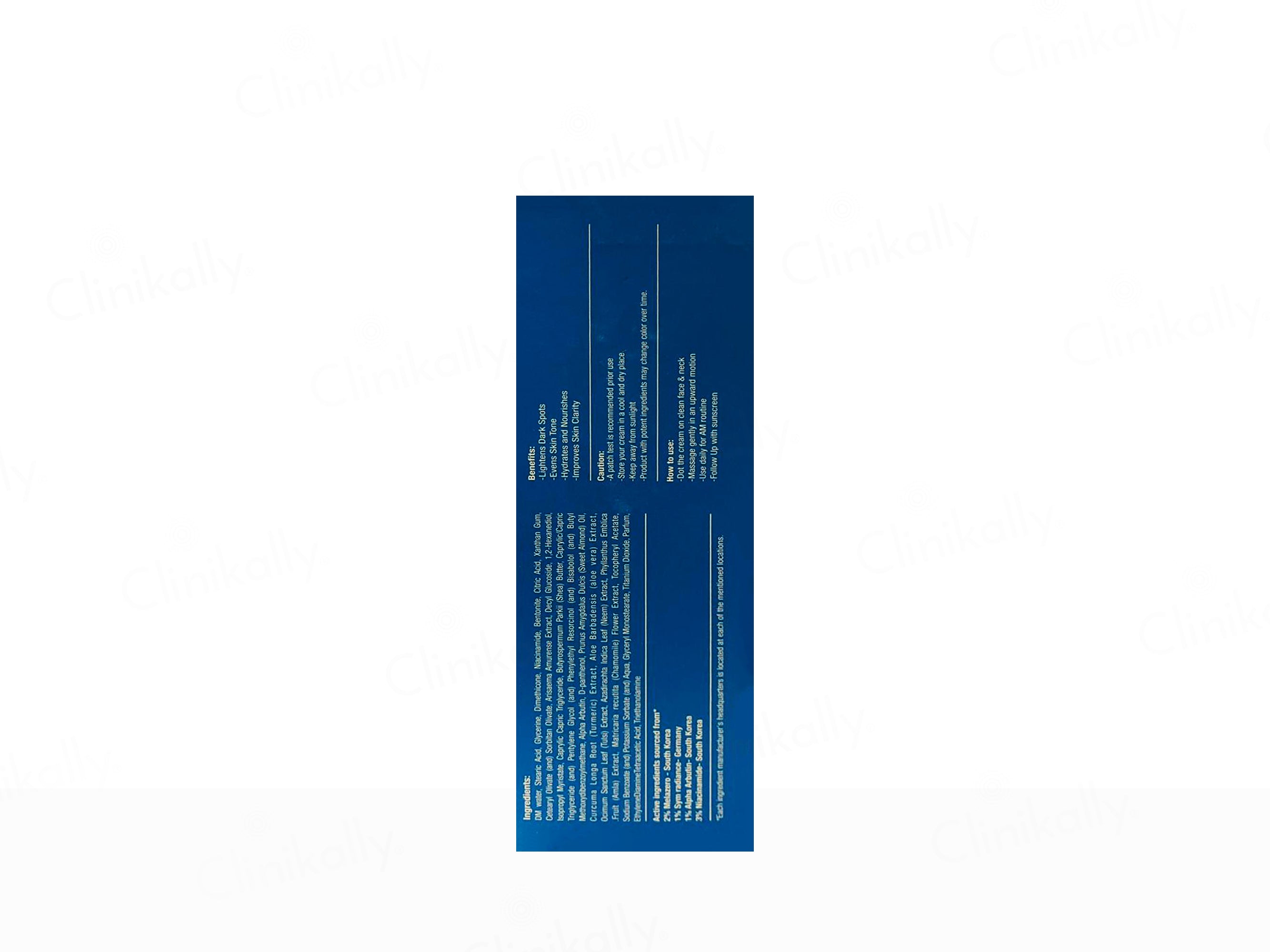 Alcoskin Zero Mela Tone Boost Cream