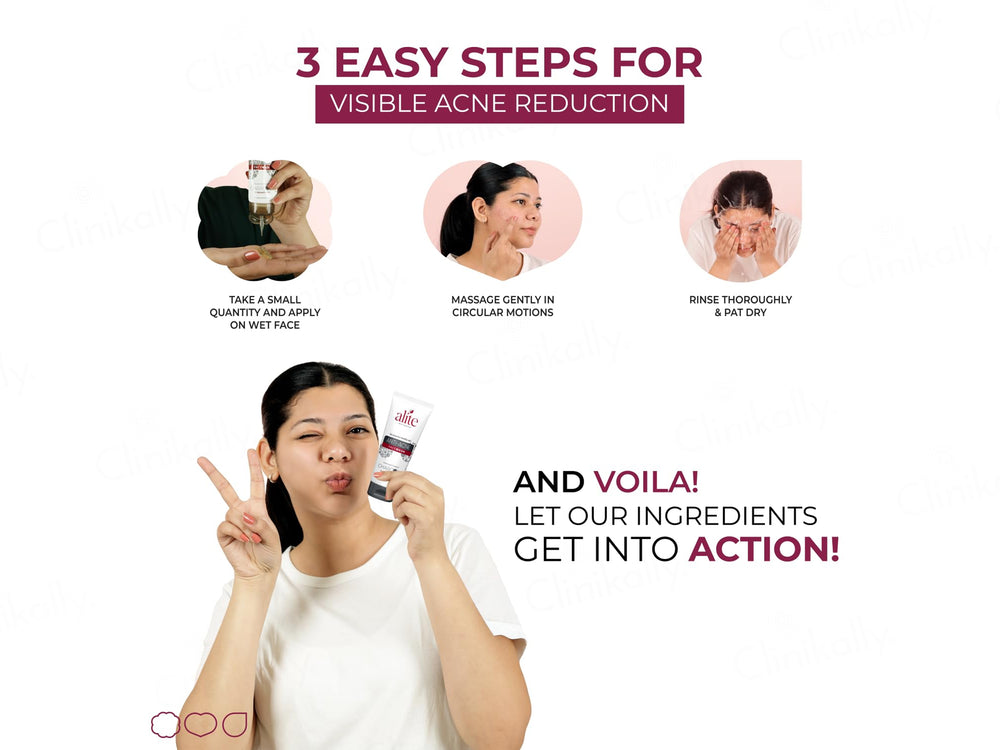 Alite Anti-Acne Charcoal Face Wash