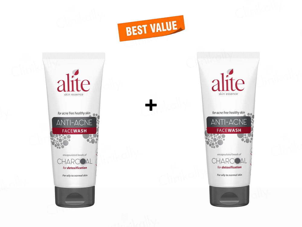 Alite Anti-Acne Charcoal Face Wash